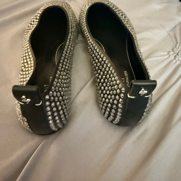 Naturalizer Black and Silver Studded Flats - Picture 7 of 8